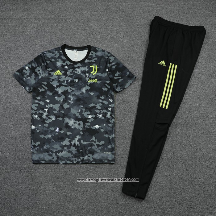 Tuta da Track Juventus Manica Corta 2021 2022 Grigio